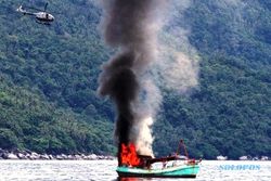 PEMBERANTASAN ILLEGAL FISHING : Satgas 115 Tenggelamkan 23 Kapal Pencuri Ikan
