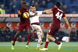 AS ROMA 0-0 AC MILAN : Bigmatch di Olimpico Berakhir Tanpa Pemenang