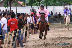 FOTO BUPATI SUKOHARJO CUP 2014 : Begini Serunya Pacuan Kuda di Sukoharjo