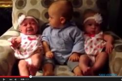 MOST POPULAR YOUTUBE : Menggemaskan, Bayi Ini Bingung Lihat Anak Kembar