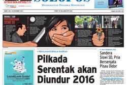 SOLOPOS HARI INI : Pilkada Serentak akan Diundur 2016 hingga Drama Penyanderaan Siswi SD