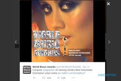 KABAR ARTIS : Agnes Monica Menangi Penghargaan World Music Awards 2014