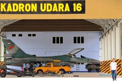 FOTO ALUTSISTA TNI : Begini Gagahnya F-16 Skadron 16 Pekanbaru
