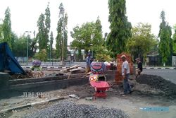 Alun-alun Wates Kini Dilengkapi Jalur Jogging