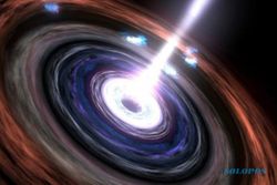 HASIL PENELITIAN : Dua Black Hole Berukuran Besar Bakal Tubrukan