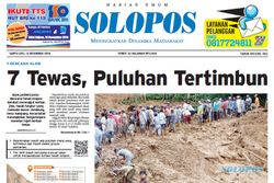 SOLOPOS HARI INI : Bencana Longsor Banjarnegara, KMP Tetap Solid, hingga Perayaan Ya Qowiyyu