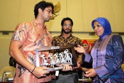 FOTO MAHABHARATA DI INDONESIA : Wah, Pemeran Arjuna dan Destrarasta ke DPR