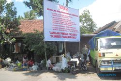 PASAR TRADISIONAL KLATEN : 13 Kades di Kemalang Tolak Pemindahan Pasar Kembang