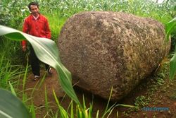 FOTO BENDA CAGAR BUDAYA : Inilah Sarkofagus Khas Bondowoso