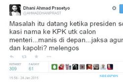 KPK VS POLRI : Ahmad Dhani Salahkan Presiden Jokowi?
