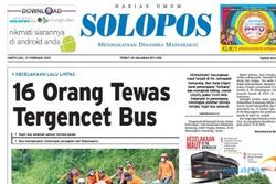 SOLOPOS HARI INI : 16 Orang Tewas Tergencet Bus hingga Ratusan Rumah di Soloraya Terendam