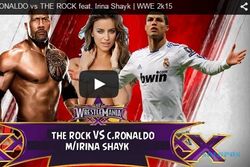 MOST POPULAR YOUTUBE : Berebut Irina Shayk, The Rock dan Ronaldo Duel di Ring WWE