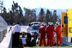 ALONSO KECELAKAAN : Alami Crash, Fernando Alonso Diterbangkan ke RS