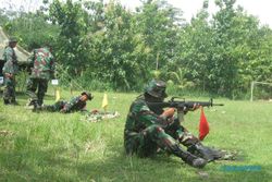 KODIM WONOGIRI : 400 Personel TNI Berlatih Menembak di Timang
