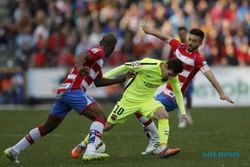 GRANADA VS BARCELONA : Tekuk Granada 1-3, El Barca Pepet El Real