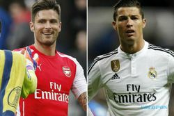 STATISTIK PEMAIN BINTANG : Giroud Lebih Tajam Ketimbang Ronaldo