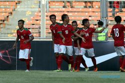 UJI COBA TIMNAS INDONESIA : Babak I, Garuda Muda Unggul 1-0 Atas Malaysia U-23