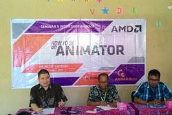 ANIMASI INDONESIA : Dukung Indonesia Kreatif, Animasolo-AMD Workshop 2 Kota