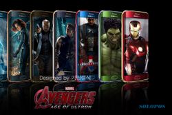 SMARTPHONE TERBARU: Samsung Ciptakan Galaxy S6 Edge Edisi The Avengers