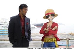 ANIME MANGA JEPANG : Luffy One Piece Bakal Main Film Bareng Manusia Asli