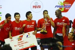 FOTO PERTAMINA PROLIGA : Ini Dia Tim Putra Juara Proliga