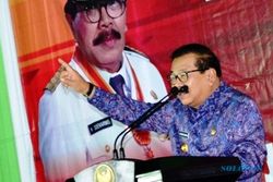 GUNUNG RAUNG MELETUS : Pakde Karwo Larang Atribut Partai Bertebaran di Lokasi Bencana