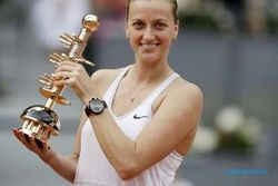 MADRID OPEN 2015 : Taklukkan Kuznetsova, Petra Kvitova Juara