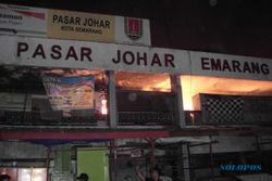 PASAR JOHAR TERBAKAR : Pedagang Pasar Johar Ditampung di Pasar Ikan Higienis