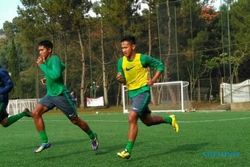 UJI COBA TIMNAS INDONESIA : Garuda Muda Fokus Berlatih Jelang Vs Malaysia U-23