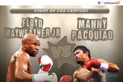 TINJU DUNIA : Manny Paquiao Lebih Ringan 0,5 Kg Dibanding Mayweather