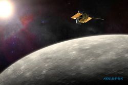 Pesawat NASA Tabrak Permukaan Merkurius
