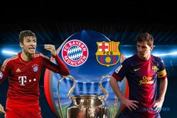 SEMIFINAL LIGA CHAMPIONS : Ini Dia Prediksi, Lines Up Laga Barcelona VS Bayern