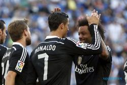 ESPANYOL VS REAL MADRID : Madrid Tekuk Espanyol 4-1, Ronaldo Bikin Hat-trick