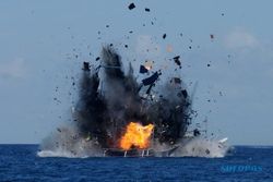 PENERTIBAN KAPAL ASING : Terbukti Curi Ikan, 3 Kapal Nelayan Malaysia Dibakar