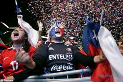 COPA AMERICA 2015 : Melaju ke Final, Suporter Chile Berpesta