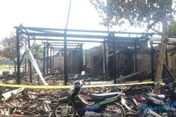 KEBAKARAN SRAGEN : Malam Takbiran, 5 Rumah Ludes Dilalap Api