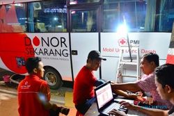 FOTO RAMADAN 2015 : Bus Transfusi Darah Beraksi di Kudus