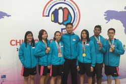 KEJUARAAN TAEKWONDO : Tim Indonesia Rebut 2 Medali Emas di Korea Selatan