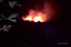 KEBAKARAN BOYOLALI : Pabrik Kiky di Jalan Solo-Boyolali Terbakar