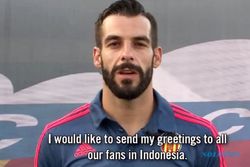UCAPAN SELAMAT : Valencia Ucapkan Idul Fitri untuk Fans Indonesia