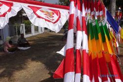 HUT KEMERDEKAAN RI : Pedagang Bendera Musiman di Kulonprogo Dipasok dari Bandung 