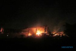 KEBAKARAN BOYOLALI : Api Kebakaran Pabrik Kiky Masih Mengepul, Ini Kondisi Terakhir