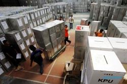 PILKADA 2015 : KPU Kabupaten Blitar Koordinasikan Logistik Pemilu dengan Pusat