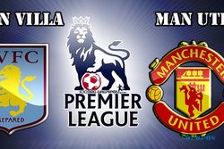 LIGA INGGRIS 2015/2016 : Prediksi Skor dan Line Up Aston Villa vs Manchester United
