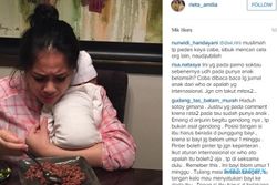 INSTAGRAM ARTIS : Foto Gendong Anak Sambil Makan, Nagita Dikritik