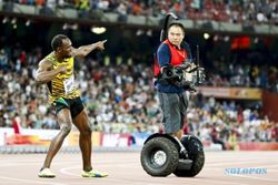 KEJUARAAN DUNIA ATLETIK 2015 : Kali Keempat, Bolt Raih Gelar Juara Dunia 200 meter