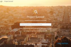 TEKNOLOGI TERBARU : Google Luncurkan Project Sunroof