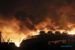 LEDAKAN DI TIONGKOK : Korban Ledakan Tianjin Jadi 112 Orang Tewas, 95 Hilang