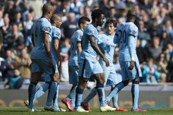 LIGA INGGRIS 2015/2016 : Dominan, Manchester City Bungkam Soton 2-0 di Babak I