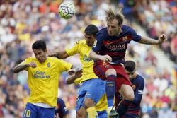 HASIL LA LIGA SPANYOL PEKAN KELIMA : Suarez 2 Gol, Barca Menang 2-1 atas Las Palmas